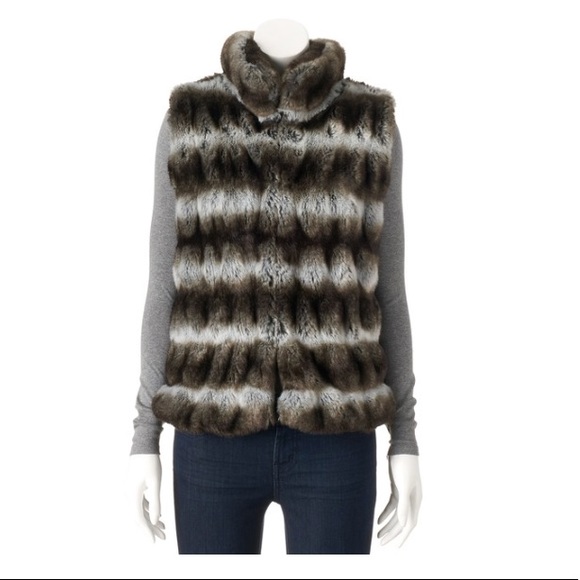 Faux Fur Vest - Picture 3 of 7